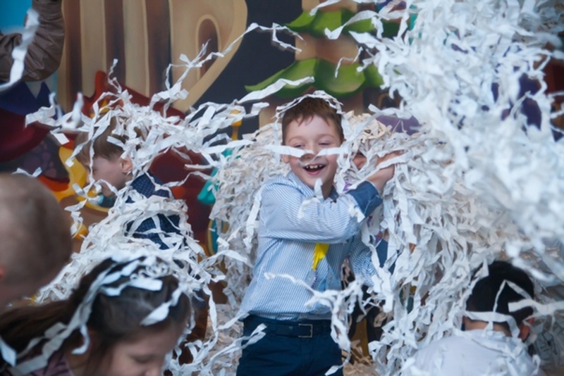 Бумажное шоу в парке Пушкина